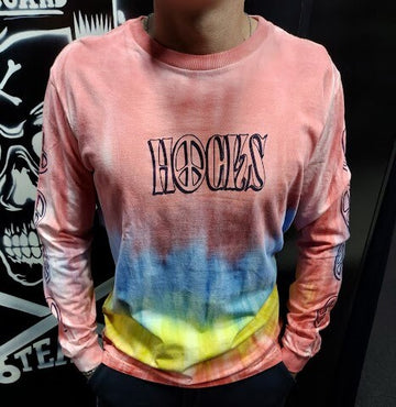 Camiseta Manga Longa Tie Dye Hocks Skate