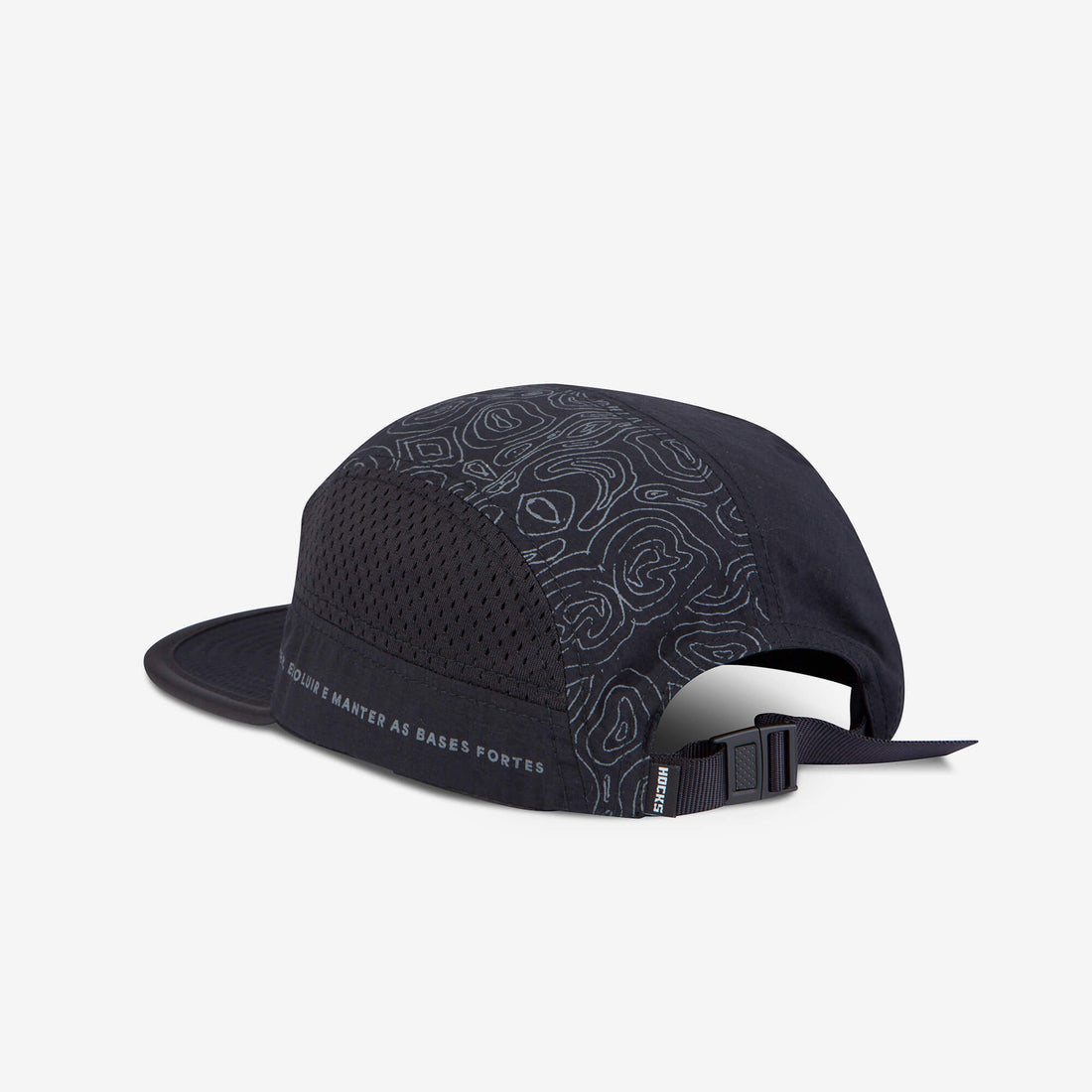 Boné 5 Panel Hocks RLX Strapback - Preto