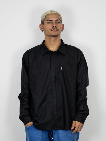 Camisa Tricoline Noturno Manga Longa Hocks Skate