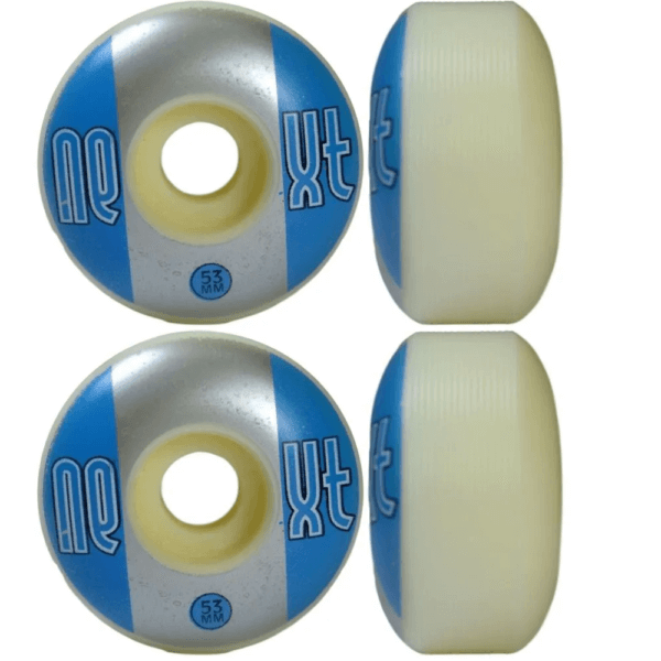 Roda Next 53mm Azul Silver 52D - Jogo 4 Rodas