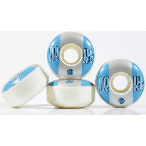 Roda Next 53mm Azul Silver 52D - Jogo 4 Rodas