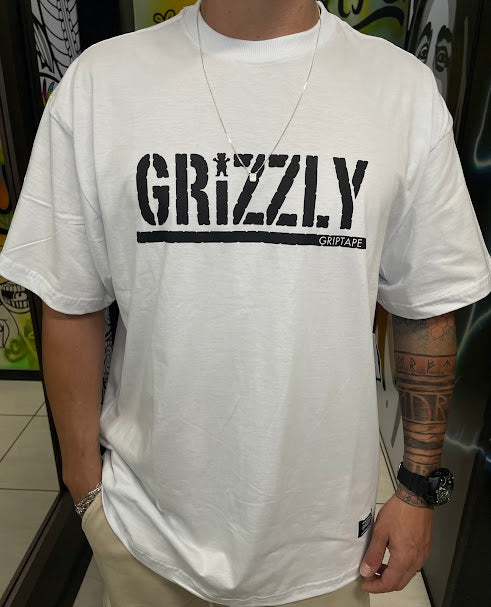 T-shirt Grizzly Og Stamp Tee - White