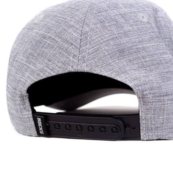 Boné Aba Curva Logo Cinza Hocks Skate