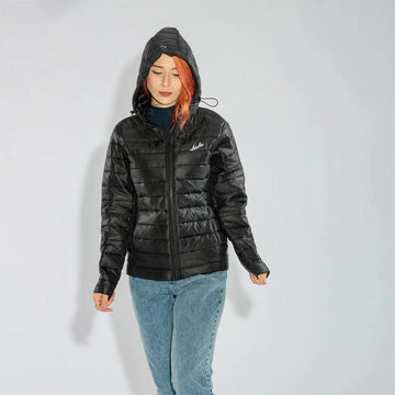 Jaqueta Puffer Pluma Hocks Skate Preto Outlet