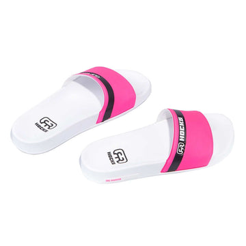 Chinelo Slide White Rosa Fluor Hocks Skate