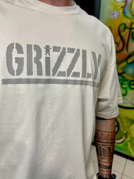 T-shirt Grizzly Og Stamp New Sand