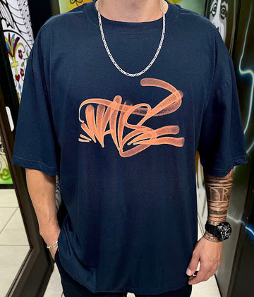 Camiseta Fat Cap Wats Company - Marinho