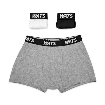Kit 3 Cuecas Boxer Wats Company