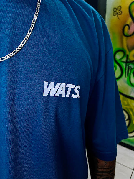 Camiseta Logo Boton Wats Company - Petróleo