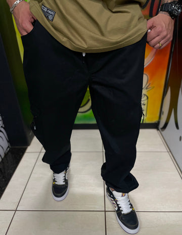 Calça Combat Cargo Wats Company Preto