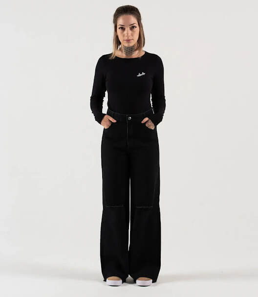 Calça Jeans Impulso Hocks Skate - Preto