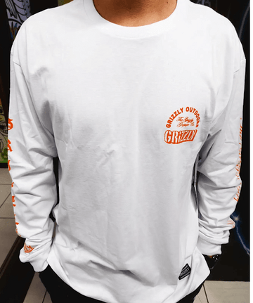 Camiseta Manga Longa Legacy Grizzly - Branca
