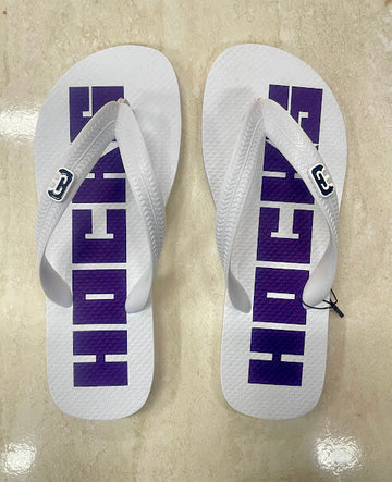 Chinelo Logo Branco Grape Hocks Skate