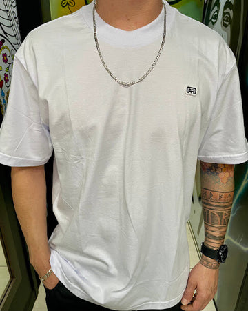 Camiseta Malha Bord Hocks Skate - Branca