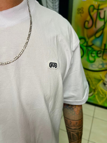 Camiseta Malha Bord Hocks Skate - Branca