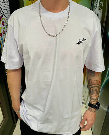 Camiseta Malha Classic Hocks Skate - Branca