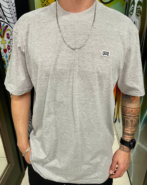 Camiseta Malha Bord Hocks Skate - Mescla