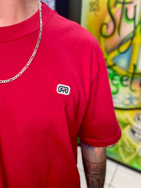 Camiseta Malha Bord Hocks Skate - Vermelho
