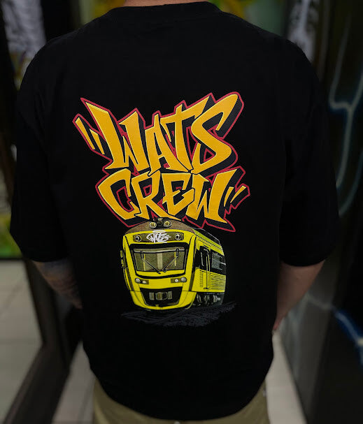 Camiseta Trem Wats Company - Preta