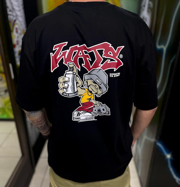 Camiseta Writer Wats Company - Preta