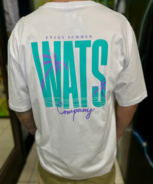 Camiseta Summer Wats Company - Branca