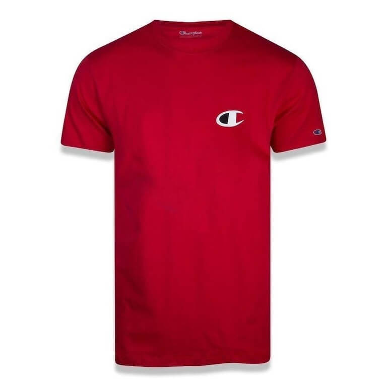 Camiseta Logo Champion - Vermelha