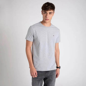 Camiseta Tommy Hilfiger Essential Cotton Tee - Cinza