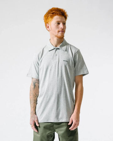Camisa Polo Volcom Corporate - Cinza