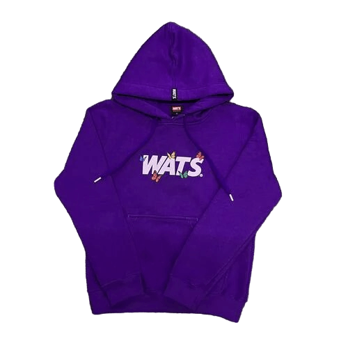 Moletom Canguru Fechado Girl Borboleta Wats Company Roxo Outlet