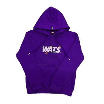 Moletom Canguru Fechado Girl Borboleta Wats Company Roxo Outlet