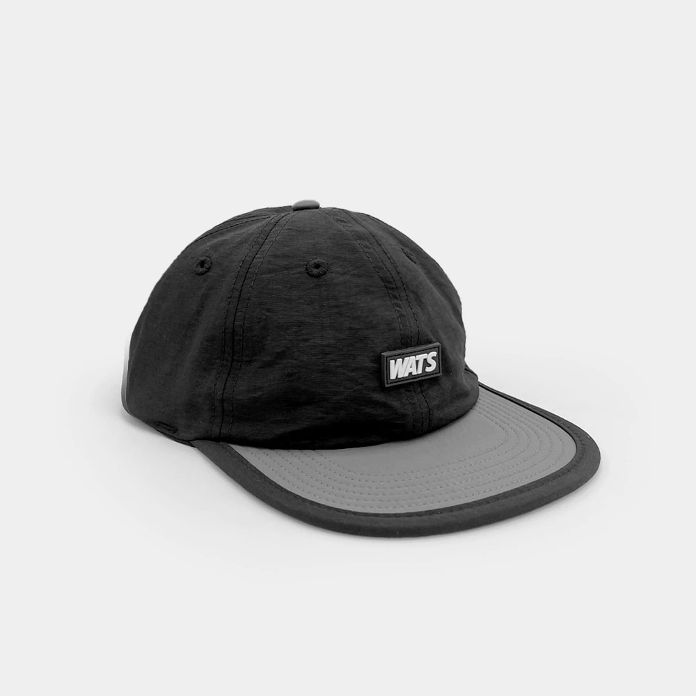 Boné Six Panel Strong Wats Company - Preto/Cinza