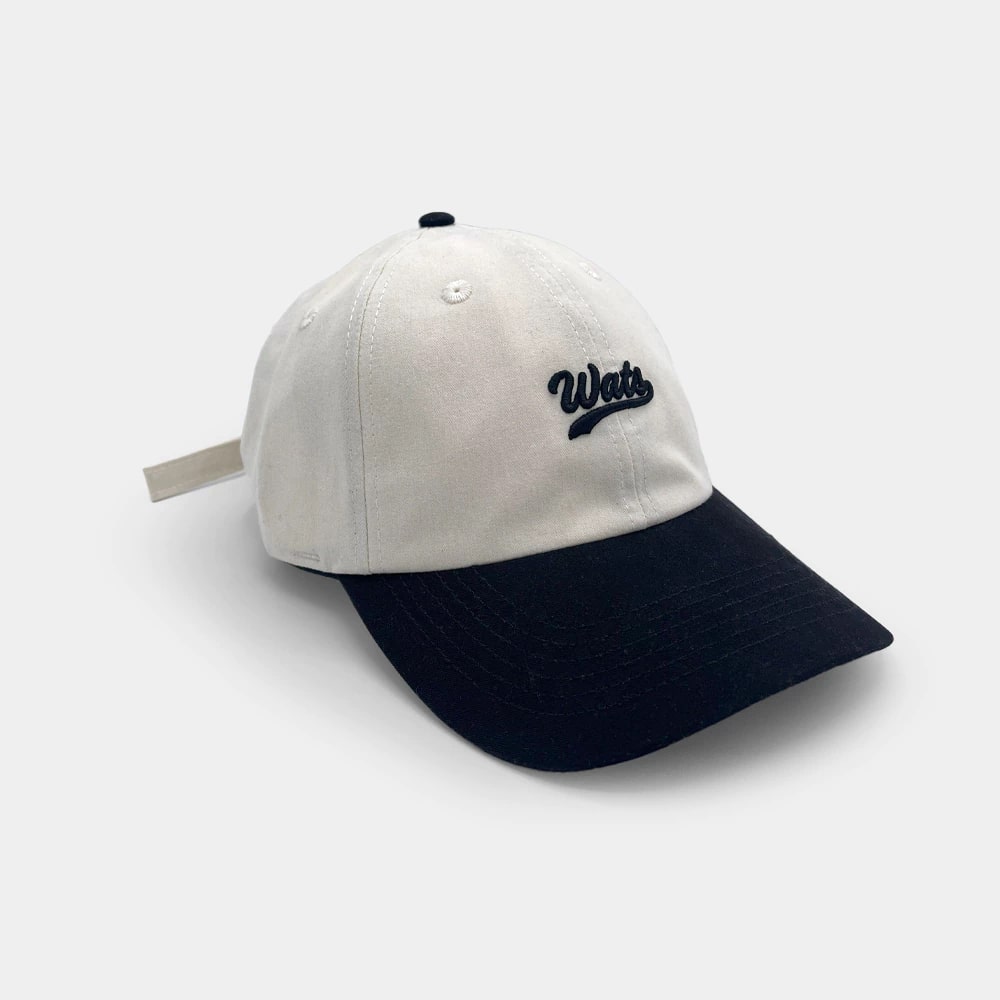 Boné Dad Hats Clean Wats Company - Preto/Offwhite