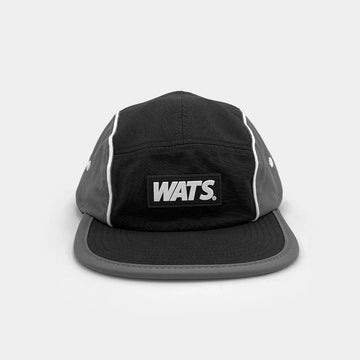 Boné Five Panel Box Wats Company - Preto/Cinza