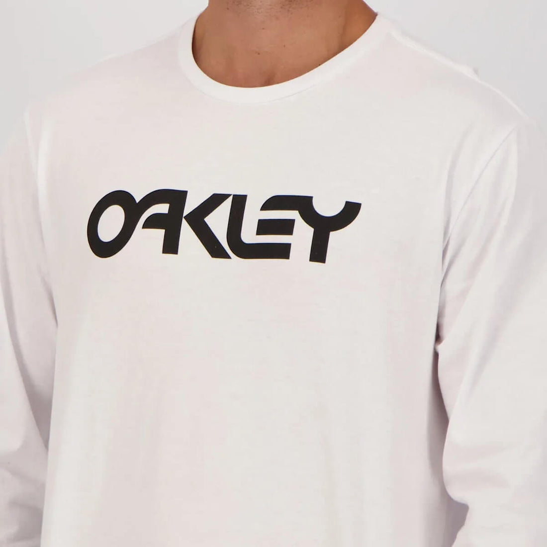 Camiseta Manga Longa Mark Tee Oakley - Off White