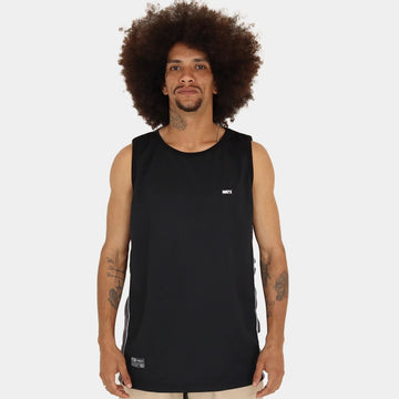 Regata Viés Wats Company - Preta/Cinza