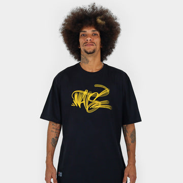 Camiseta Fat Cap Wats Company- Preta