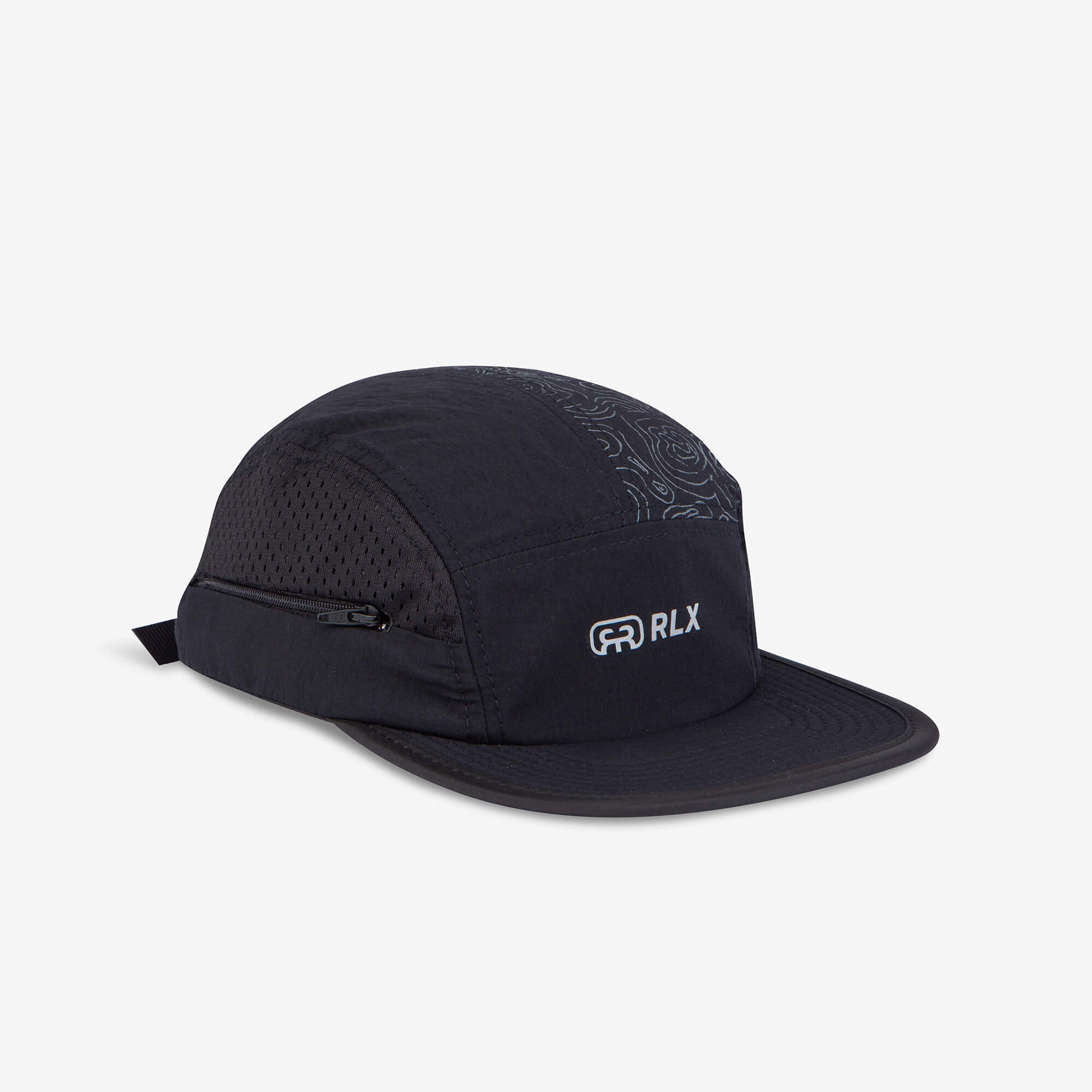 Boné 5 Panel Hocks RLX Strapback - Preto