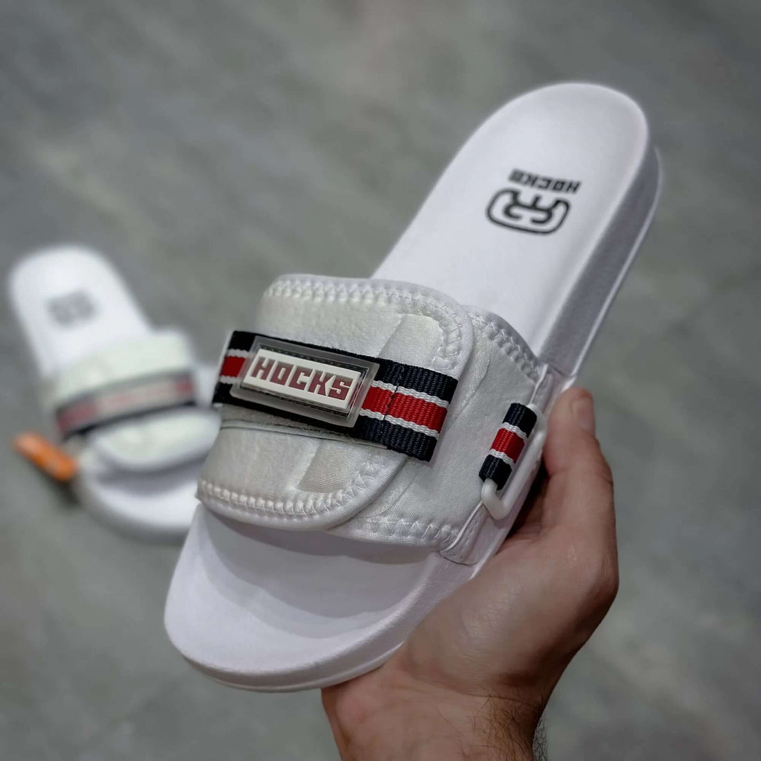 Chinelo Slide Bravo THF - White