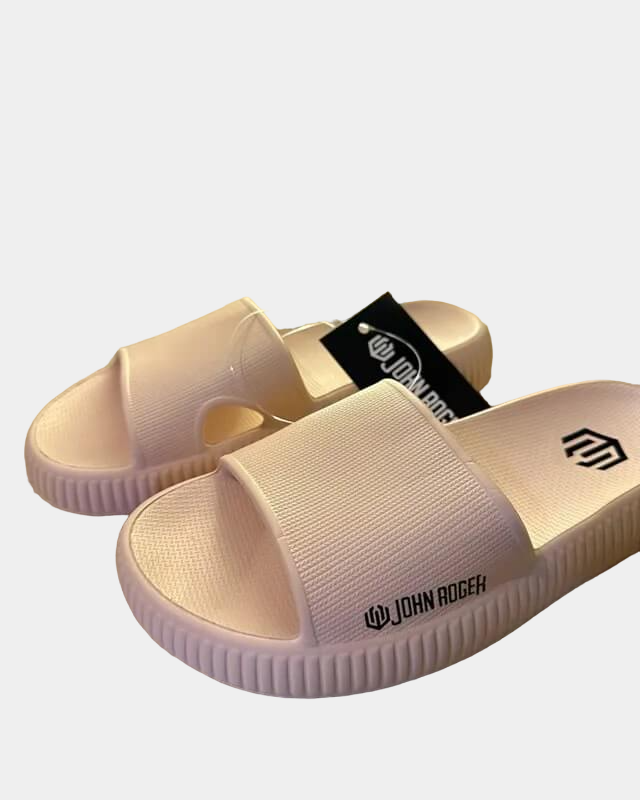 Chinelo Slide John Roger Gummy - Rosa