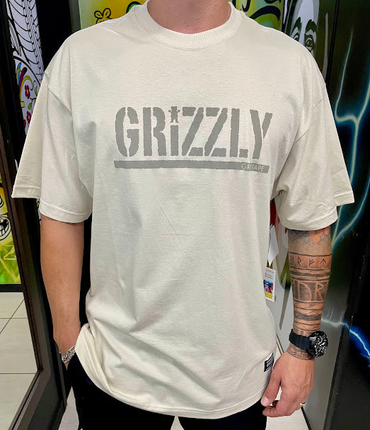 T-shirt Grizzly Og Stamp New Sand
