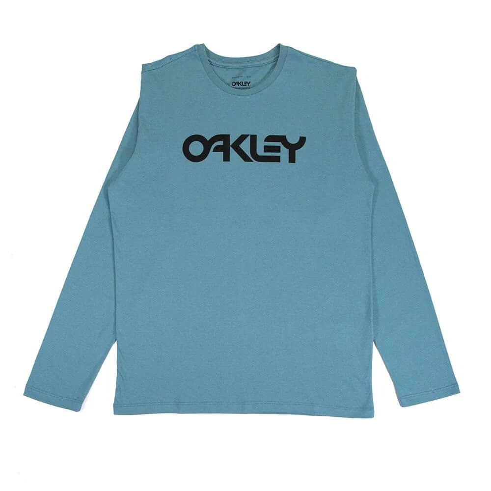 Camiseta Manga Longa Mark Tee Oakley - Azul