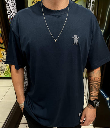 T-shirt Grizzly Mini Og Bear - Midnigth Blue