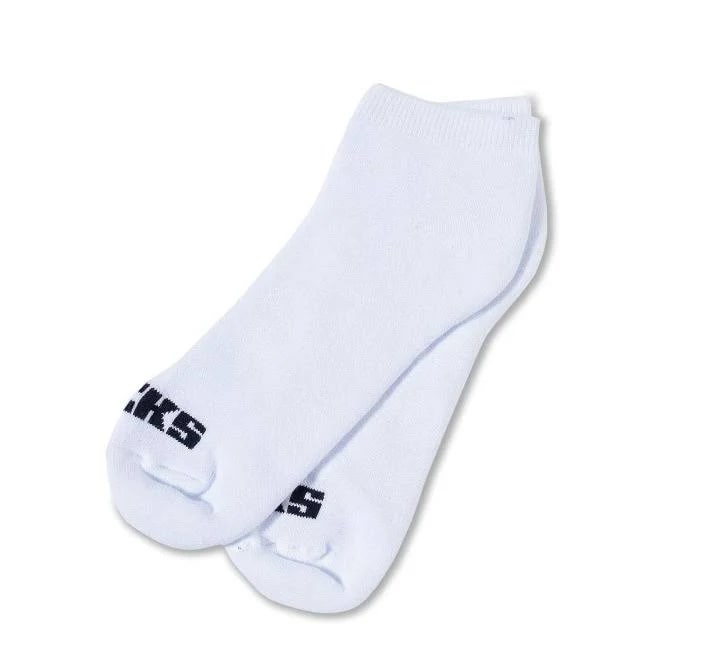 Meia Soquete Logo Hocks Skate Branca