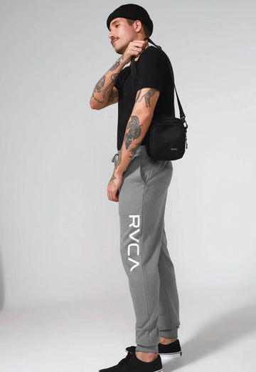 Calça Moletom Standard Rvca - Cinza Outlet