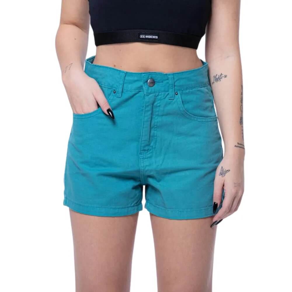 Shorts Sarja Tradição Hocks Skate - Verde